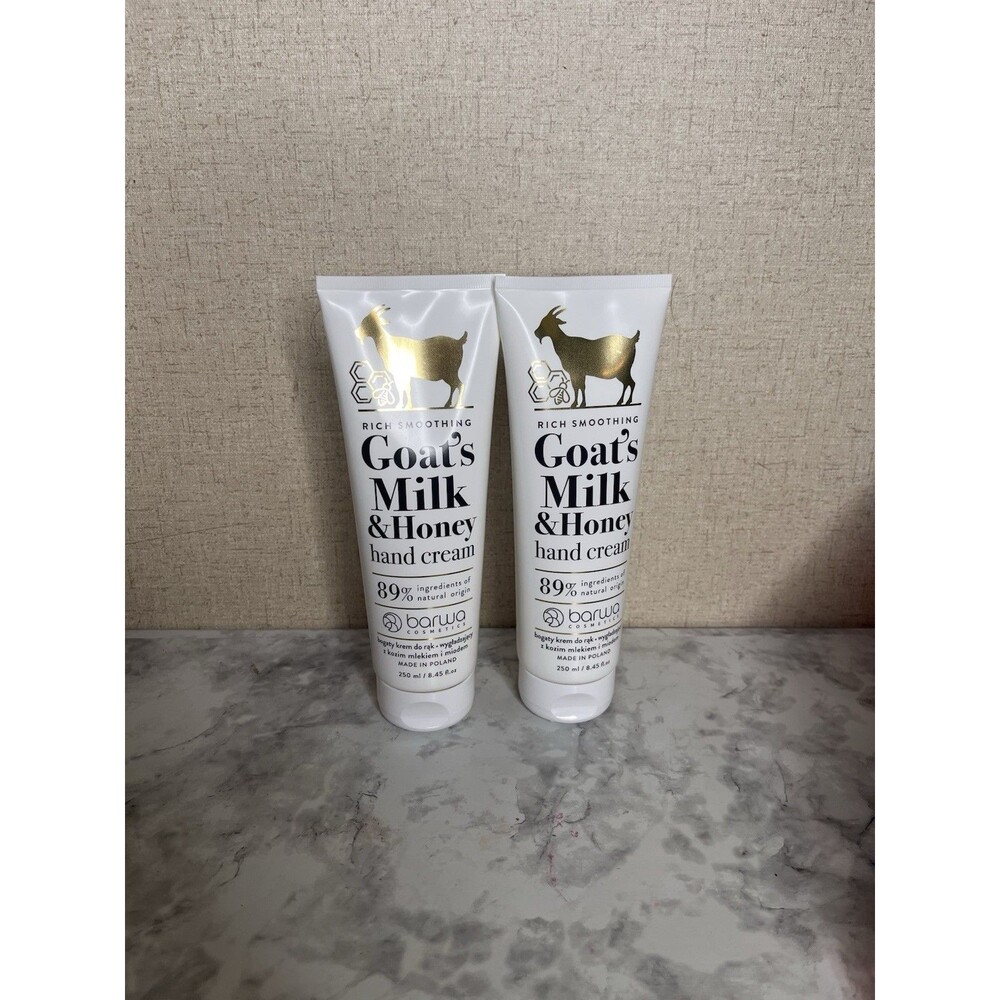 Set Of 2 Barwa Rich Nourishing Goat’s Milk Hand Cream – 250 ml / 8.45 fl oz - Picture 5 of 5